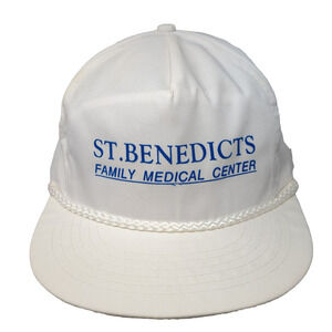 St. Benedicts Family Medical Center Snapback Rope Hat White One Size
